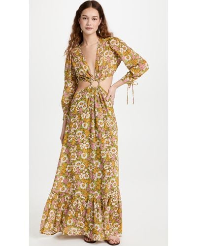 Antik Batik Aline Long Dress - Multicolor