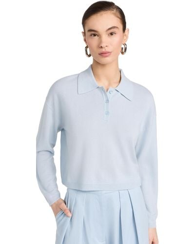 SABLYN Sycaore Cashere Pullover Sweater - Blue