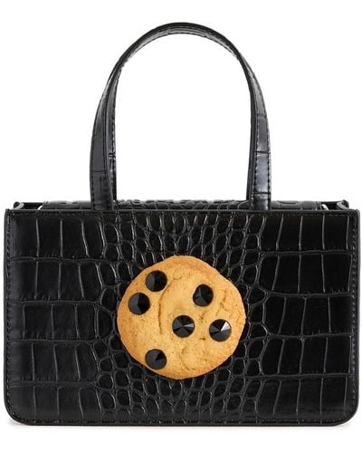 Puppets and Puppets Jewel Cookie Small Bag - Black