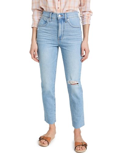 Madewell The Perfect Vintage Jeans In Wash - Blue