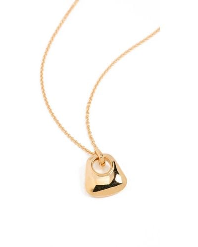 Missoma Hera Ridge Mini Pendant Necklace - White