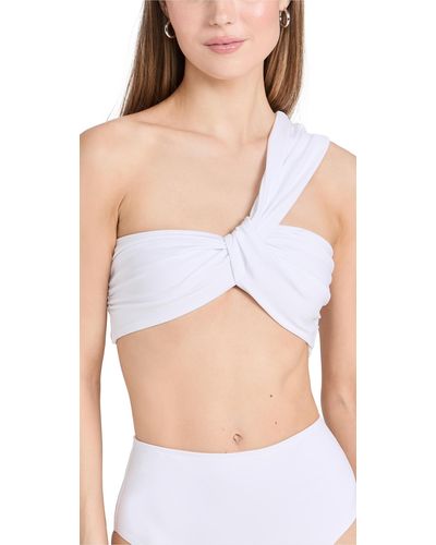 A.L.C. A. .c. Athena Bikini Top - White