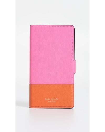 Kate Spade Sylvia Magnetic Folio Iphone Case - Pink