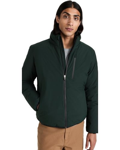 Save The Duck Ave The Duck Hyop Jacket Green Back - Black