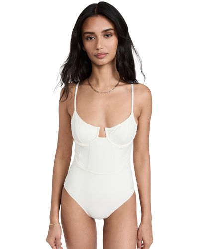 Solid & Striped The Veronica One Piece - White