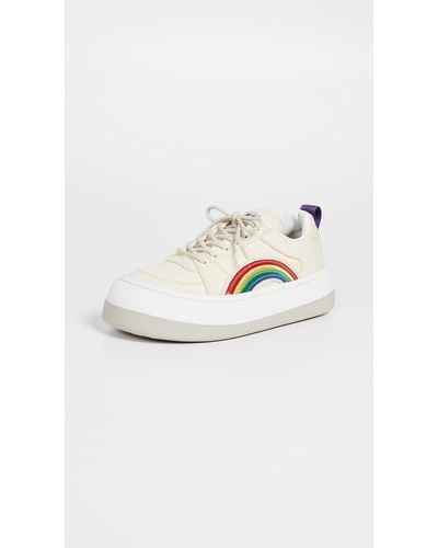 Eytys Sonic Canvas Sneakers - White
