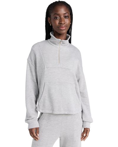 Year Of Ours The Port Haf Zip Sweatshirt - White