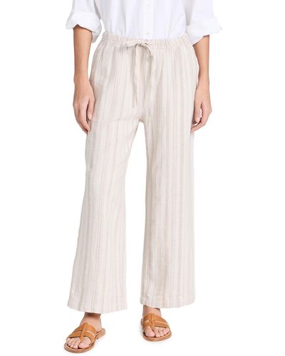 Splendid Plendid Angie Tripe Pant - White