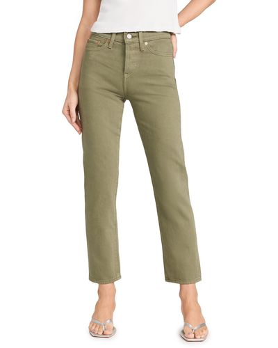 Levi's Wedgie Straight Jeans - Green