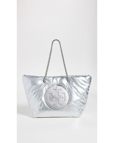 Ella Bouclé Chain Mini Tote : Women's Designer Tote Bags | Tory Burch