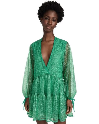 Stella Nova Sequins Mini Dress - Green
