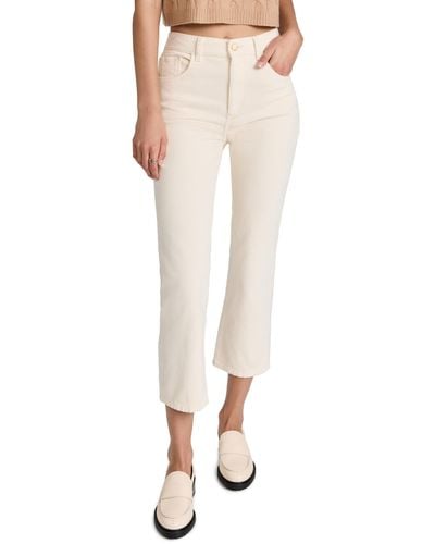 DL1961 Patti Straight Vintage Corduroy Jeans - White