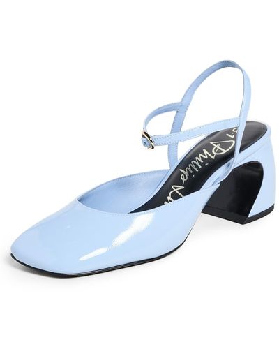 3.1 Phillip Lim Id Mary Jane 65mm Crescent Heels - Blue
