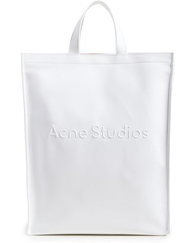 Acne Studios Logo Shopper Ns Tote - White