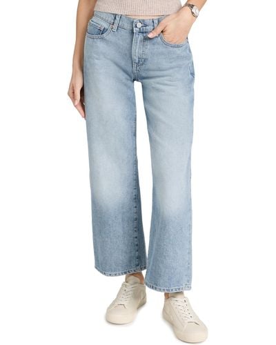 DL1961 Drue Straight: Low Rise Vintage 27' Jeans - Blue