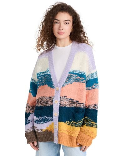 Mother The Ong Drop Cardigan - Multicolour