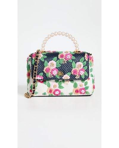 Lele Sadoughi Tabitha Embroidery Top Handle Bag - Multicolor