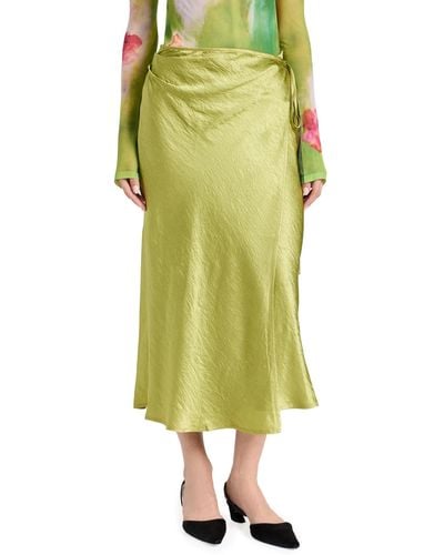 Acne Studios Wrap Skirt - Green