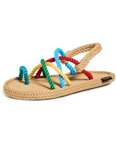 Bohonomad Ibiza Rope Sandals - Multicolour
