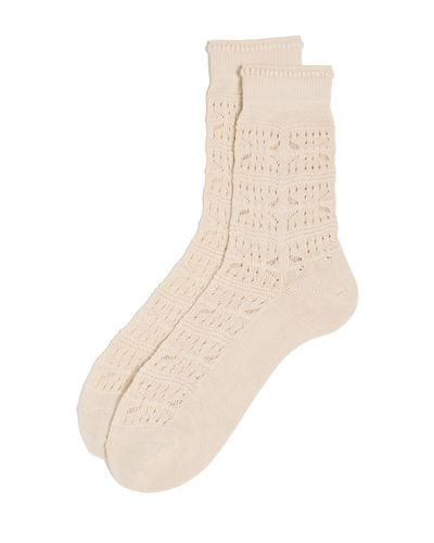 FALKE Granny Socks - White