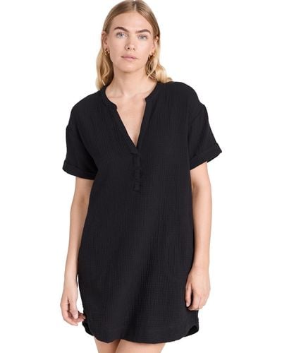 Z Supply Talia Gauze Mini Dress - Black