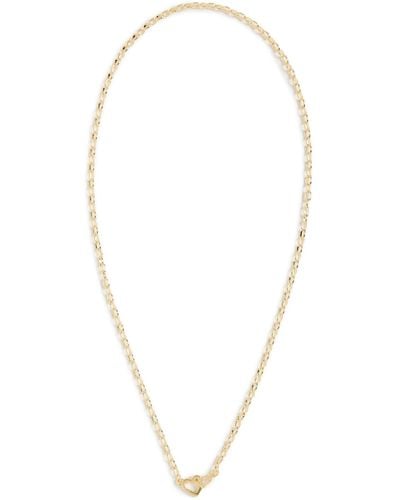 Gorjana Parker Heart Mini Necklace - White