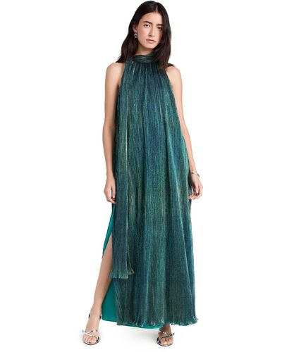 Black Halo Back Hao Henna Gown Parking Oai - Green