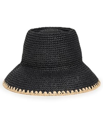 Madewell Whipstitch Straw Hat - Black