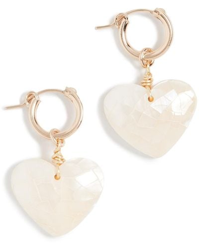 Brinker & Eliza Little Love Earrings - Natural