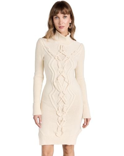 Isabel Marant Atina Sweater Dress - Natural