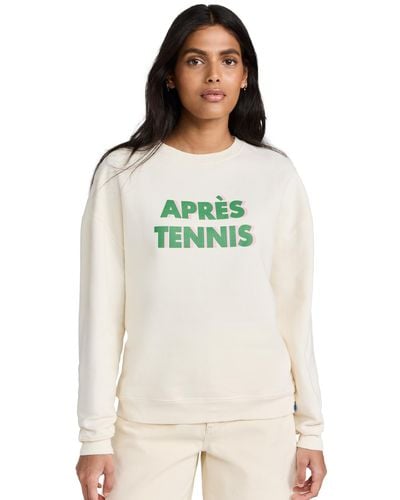 Kule The Oversized Apres Tennis Sweatshirt - Black