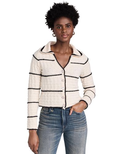Line & Dot Ine & Dot Ariner Weater Ivory And Back - Multicolour