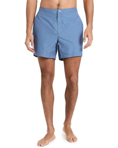 Onia Cader 6" Shorts Stee Bue X - Blue