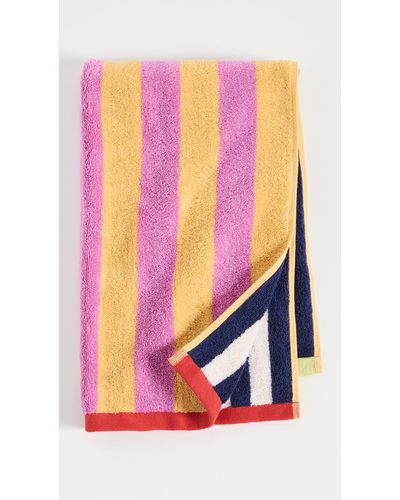 Dusen Dusen Fruit Stripe Hand Towel - Multicolour