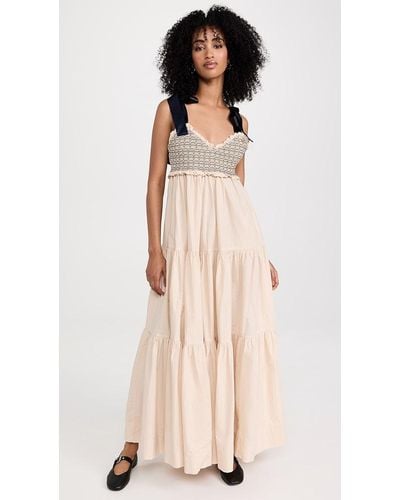 Free People Bluebell Maxi Dress - Natural