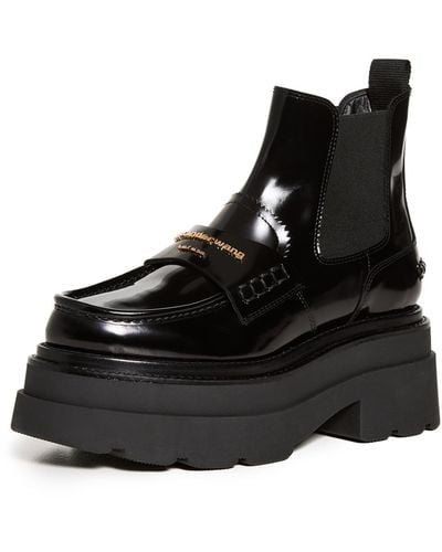Alexander Wang Carter Platform Ankle Boots - Black
