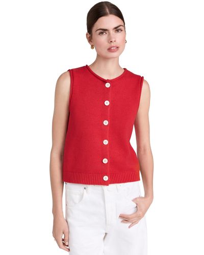 Alex Mill Bridget Vest - Red