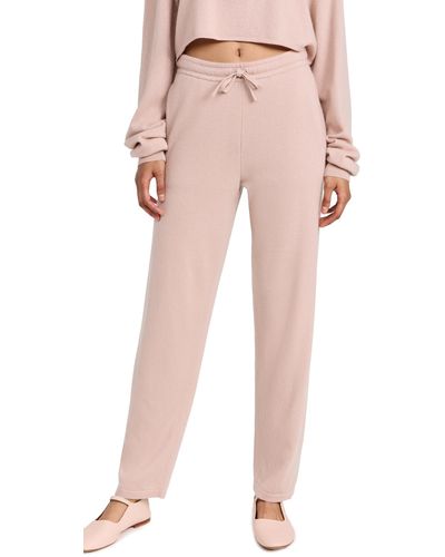 LeKasha Bali Cashmere Sweatpants - Pink