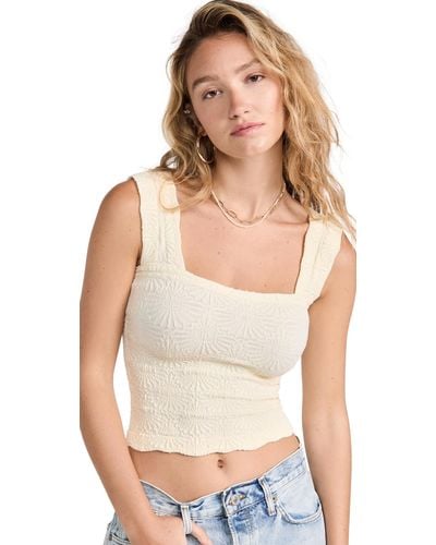 Free People Love Letter Cami - Natural