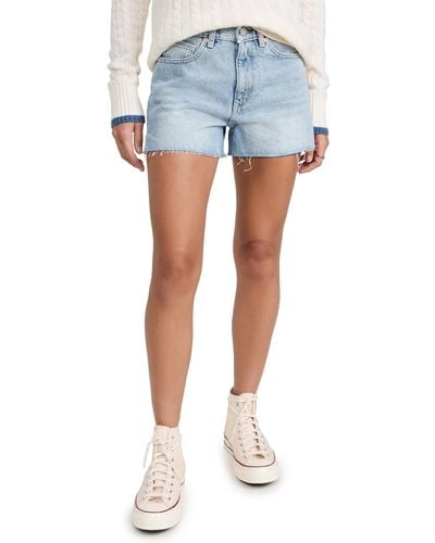 DL1961 Zoie Short: Relaxed Vintage Shorts - Blue