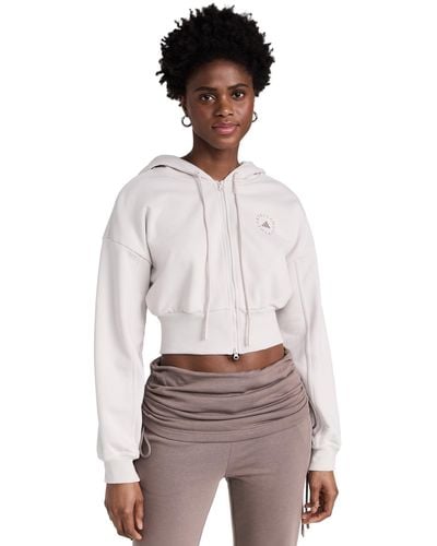 adidas By Stella McCartney Cropped Zipped Hoodie It8268 - Multicolor