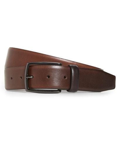 BOSS Celie Italian Leather Belt - Brown