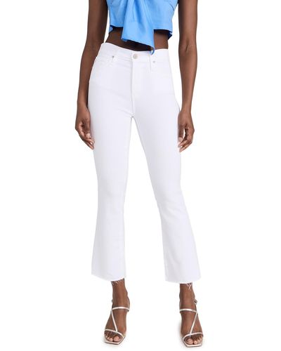AG Jeans Farrah Boot Crop Jeans - White