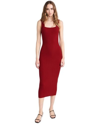 Reformation Galinda Cashmere Dress - Red