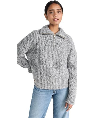 Ba&sh Baltan Sweater - Gray