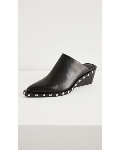 Rag & Bone Santiago Mules - Black