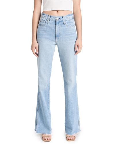 AMO Liz Split Flare Jeans - Blue