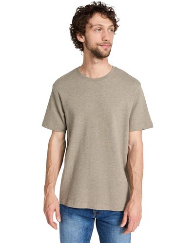 FRAME Frae Duo Fod Short Seeve Tee - Natural