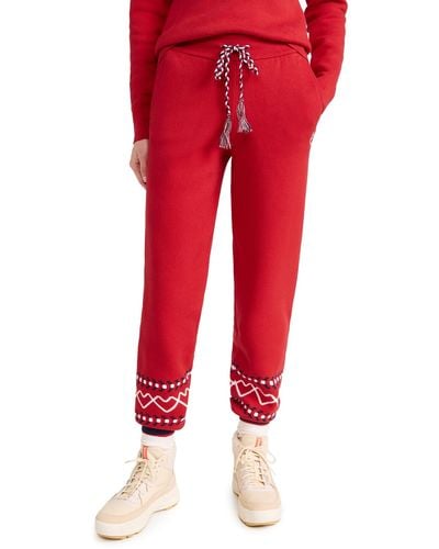 The Upside Monterosa Jojo Knit sweatpants - Red