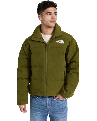 The North Face 92 Ripstop Nuptse Jacket Forest Oive . X - Green
